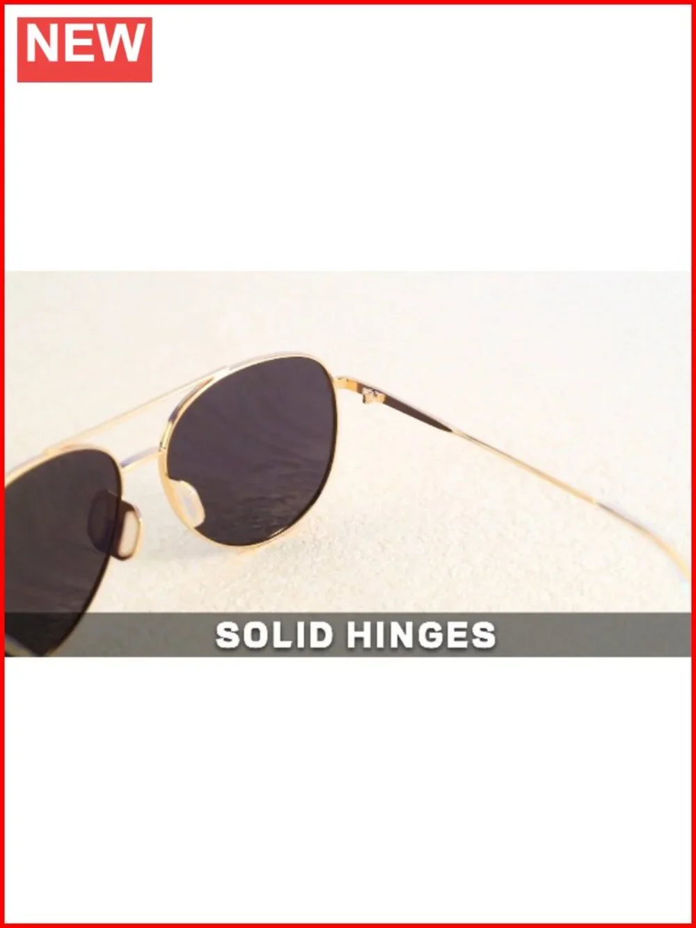 Polarized Tangle Free Aviator Sunglasses UV400 Protection Metal Frame No-Snag